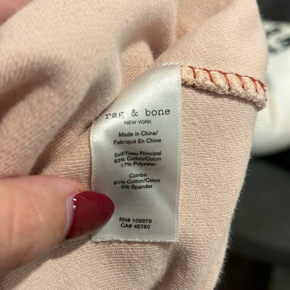 Rag & Bone‎ Brushed Inside Out Terry Sweatshirt - Picture 9 of 9